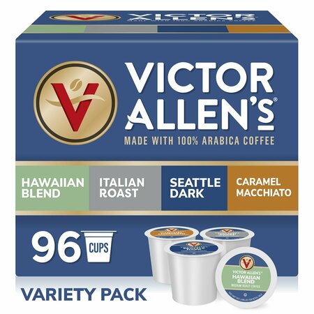 Victor Allen Coffee Variety Pack Single Serve Cup, PK96 FG015361